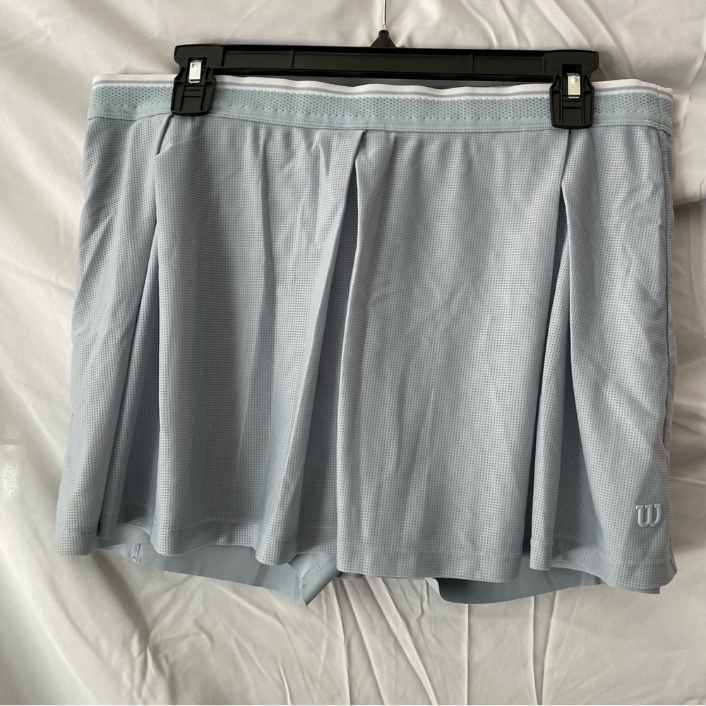 Women’s Wilson Greyish Light Blue Tennis Skirt